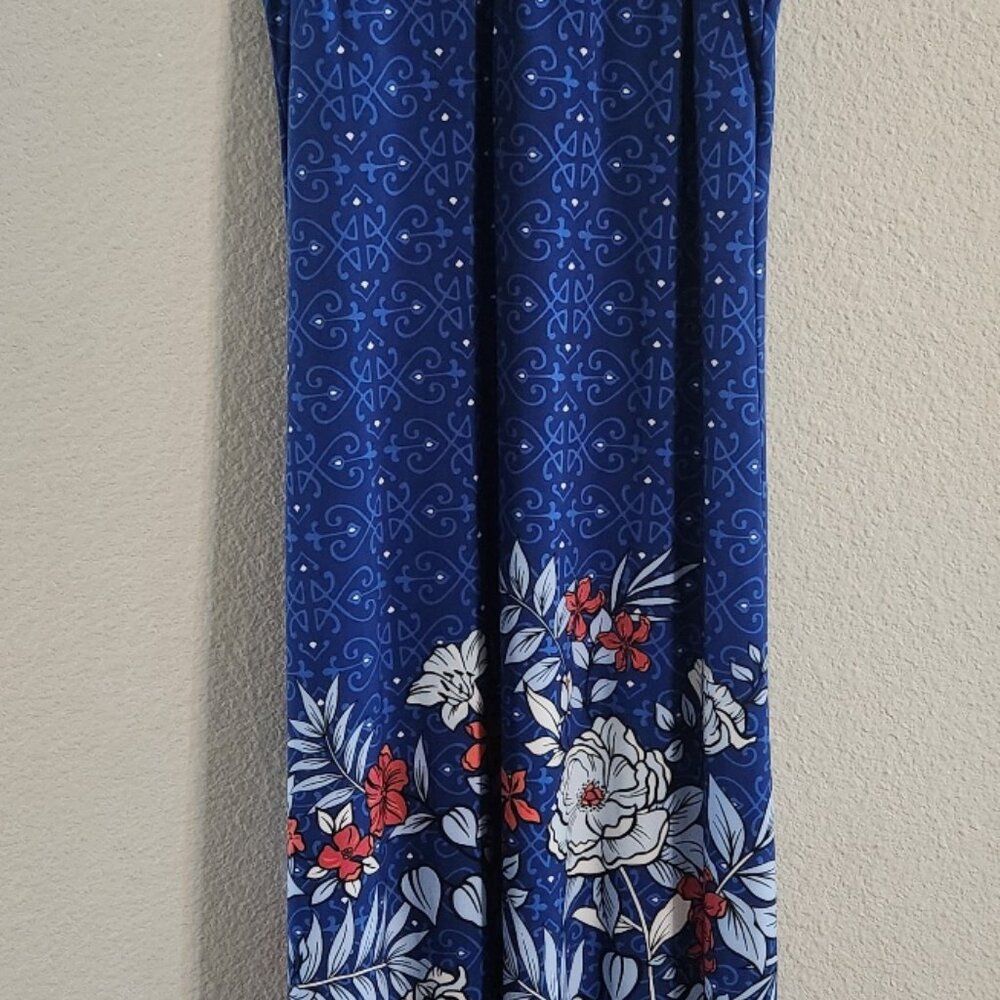 Tommy Bahama Blue Floral Maxi Dress - Picture 6 of 7